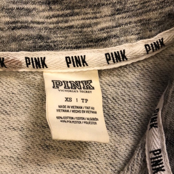 Victoria’s Secret PINK half zip pullover - Picture 2 of 5